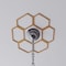 Ekena Millwork Florin Wood Fretwork Pierced Ceiling Medallion, Cherry, 16"OD x 5 5/8"ID x 3/8"T CMWP16X16X0375FOCH - alternate 8